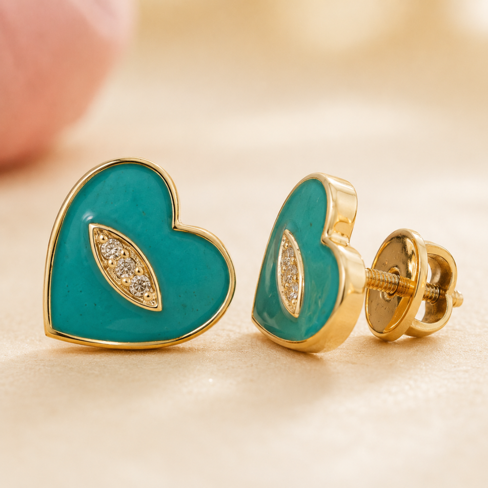 Kids Heart Earrings