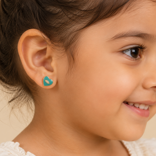 Kids Heart Earrings