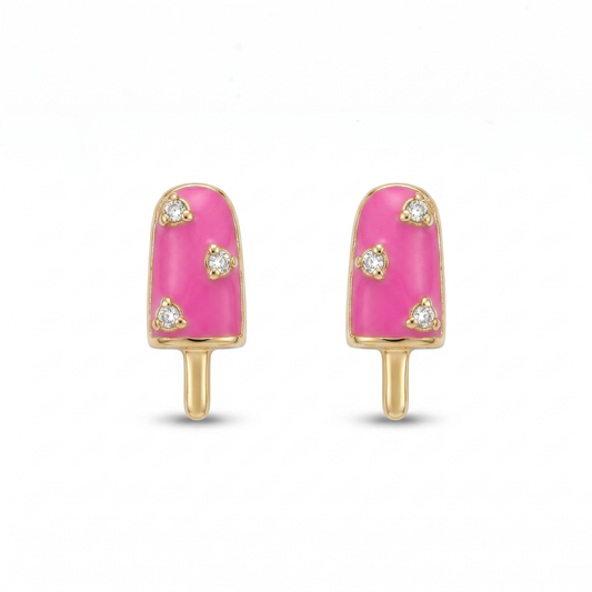 Kids Popsicle Diamond Earrings