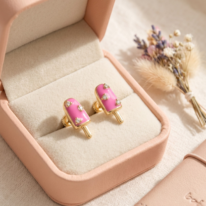Kids Popsicle Diamond Earrings