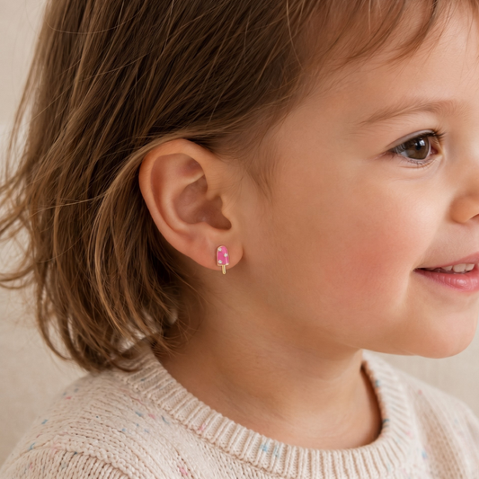 Kids Popsicle Diamond Earrings