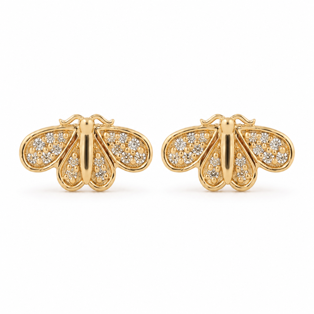 Bee Diamond Kids Earrings