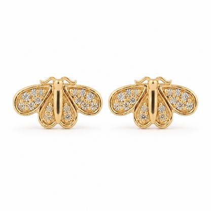 Bee Diamond Kids Earrings
