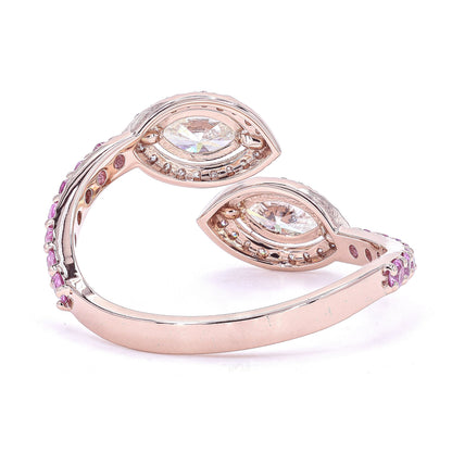 Toi Et Moi Marquise Diamond Ring