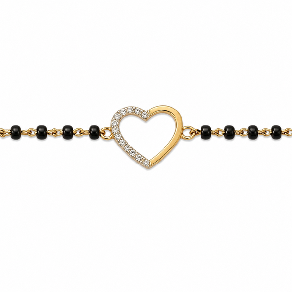 Hollow Heart Kids Nazariya Diamond Bracelet