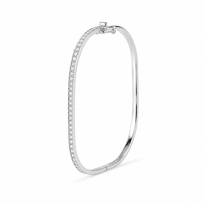 Slim Pavé Diamond Eternity Bracelet - LBR1PMKW