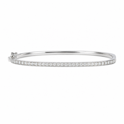 Slim Pavé Diamond Eternity Bracelet - LBR1PMKW