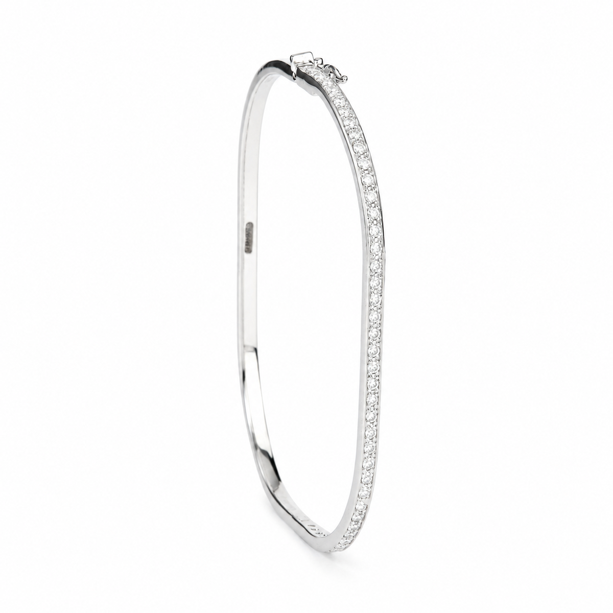 Slim Pavé Diamond Eternity Bracelet - LBR1PMKW