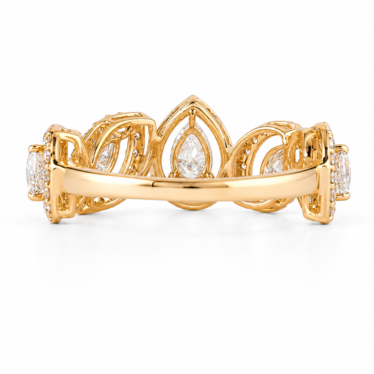 Multi-Shape Pear Marquise Diamond Eternity Ring - R5153