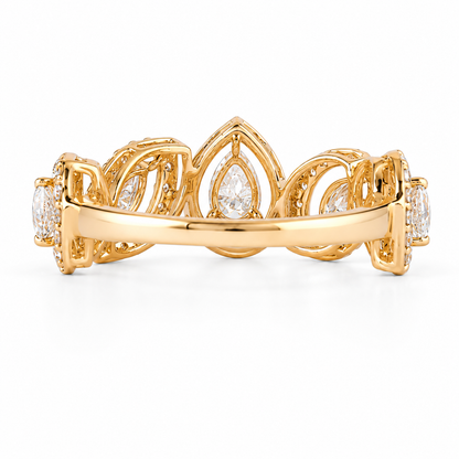 Multi-Shape Pear Marquise Diamond Eternity Ring - R5153