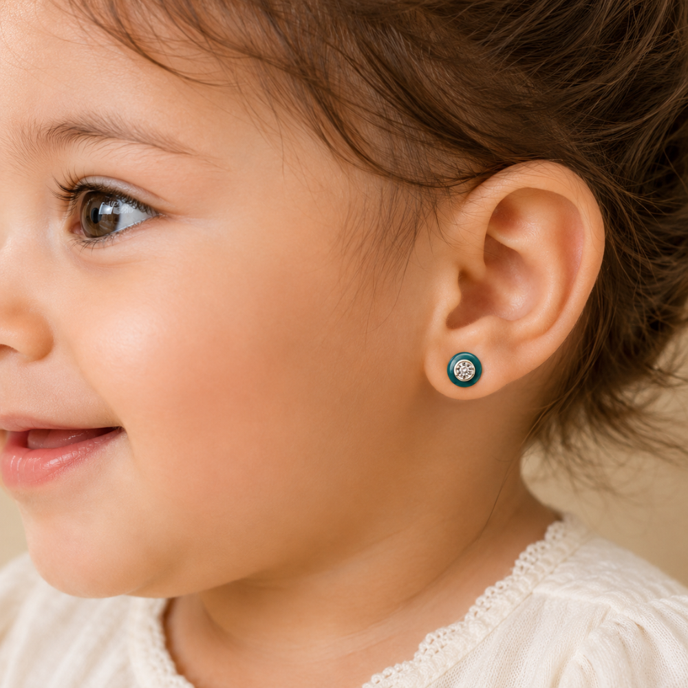 Kids Diamond Sparkle Studs