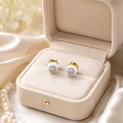 Kids Diamond Stud Earrings