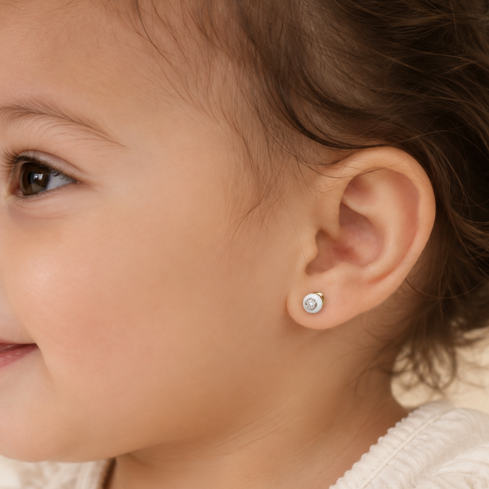 Kids Diamond Stud Earrings