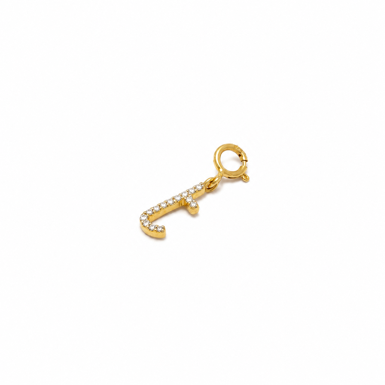 Personalised Initial Diamond Charm Pendant - SJKJP716,717,719,718,722,723