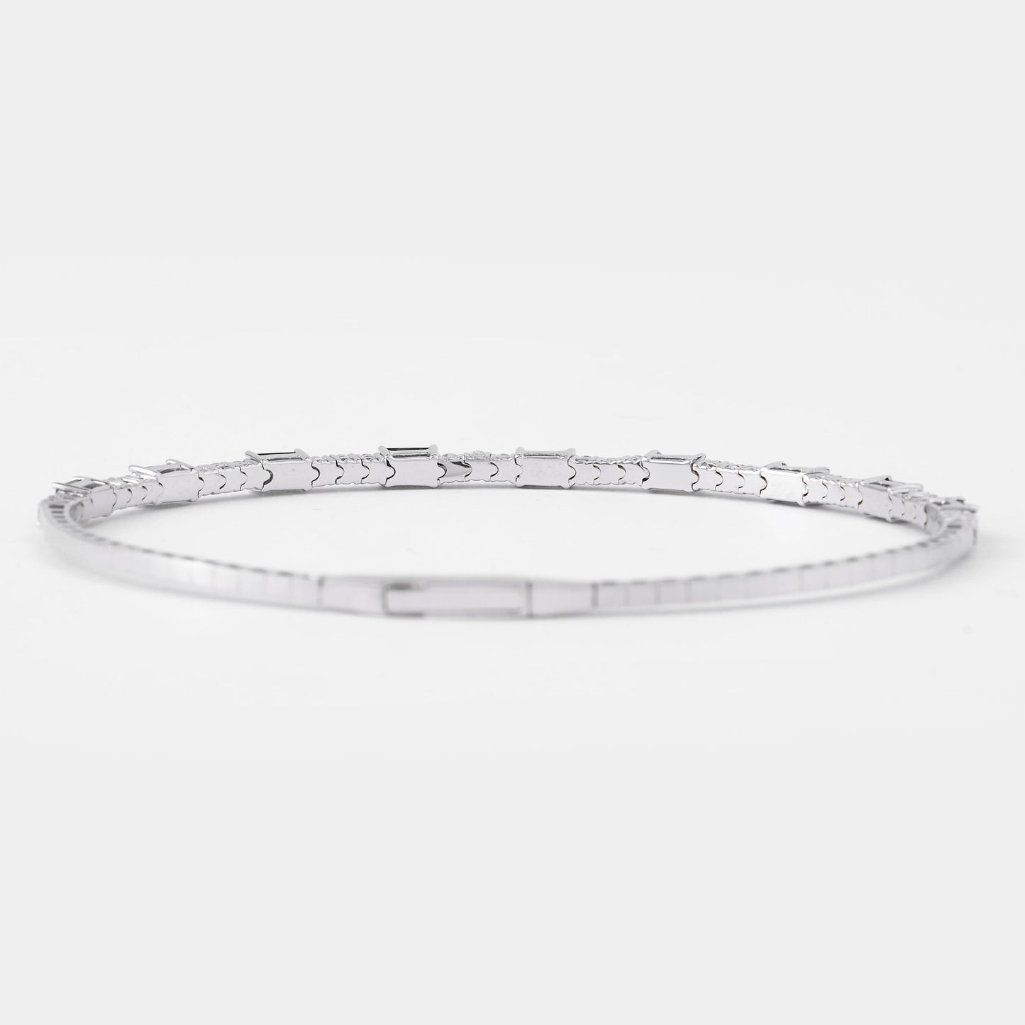 Blue Sapphire Diamond Cuff Bracelet