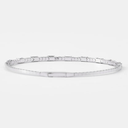 Blue Sapphire Diamond Cuff Bracelet