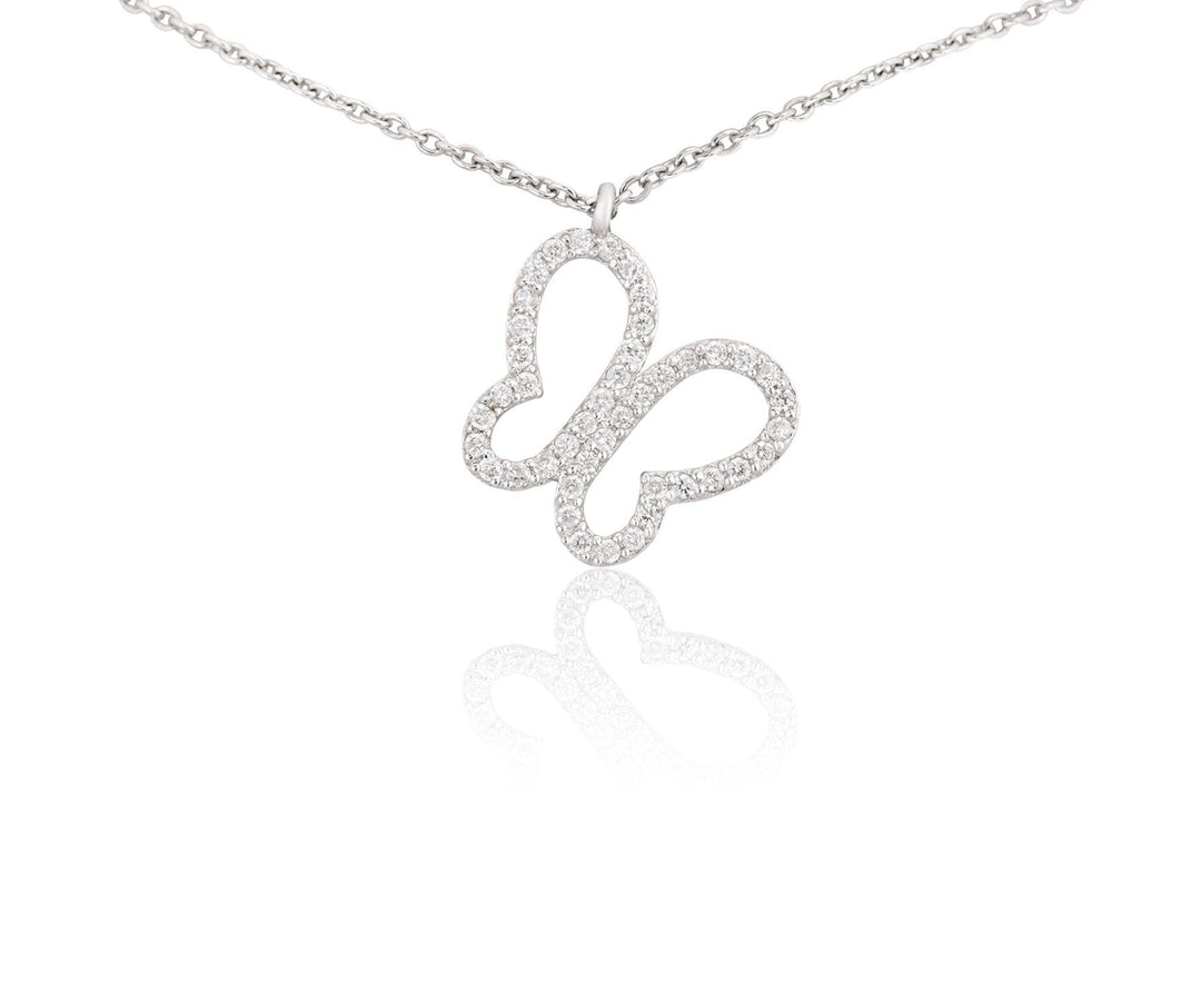 Butterfly Charm Diamond Bracelet, 14k Solid Gold, Natural Diamonds, Charm Bracelet, Gift for her