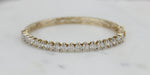 Load image into Gallery viewer, Marquise Diamond Bracelet, Half Eternity Bangle Bracelet, Stackable Bracelet, Natural Diamonds, 14k Solid Gold, Gift for her
