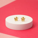 Load image into Gallery viewer, Kids Winged Butterfly Diamond Stud Earrings, 14k Solid Gold, Natural Diamonds, Kids jewelry, Gift for toddlers, girls and kids
