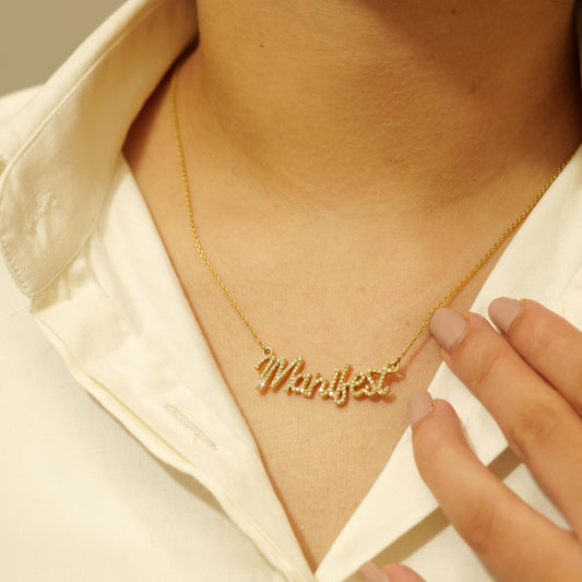Manifest Natural Diamond Pendant Necklace