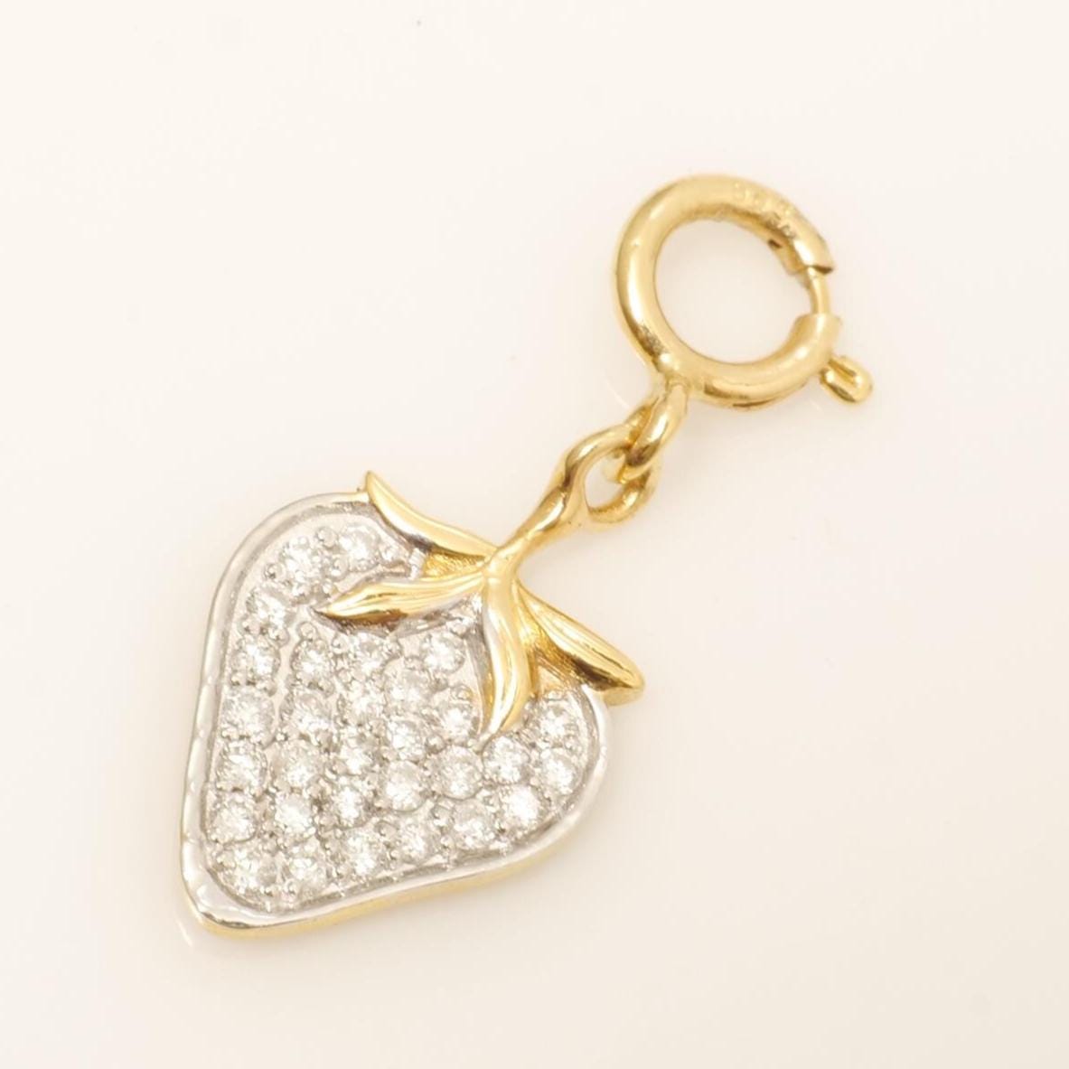 Strawberry Natural Diamond Charm
