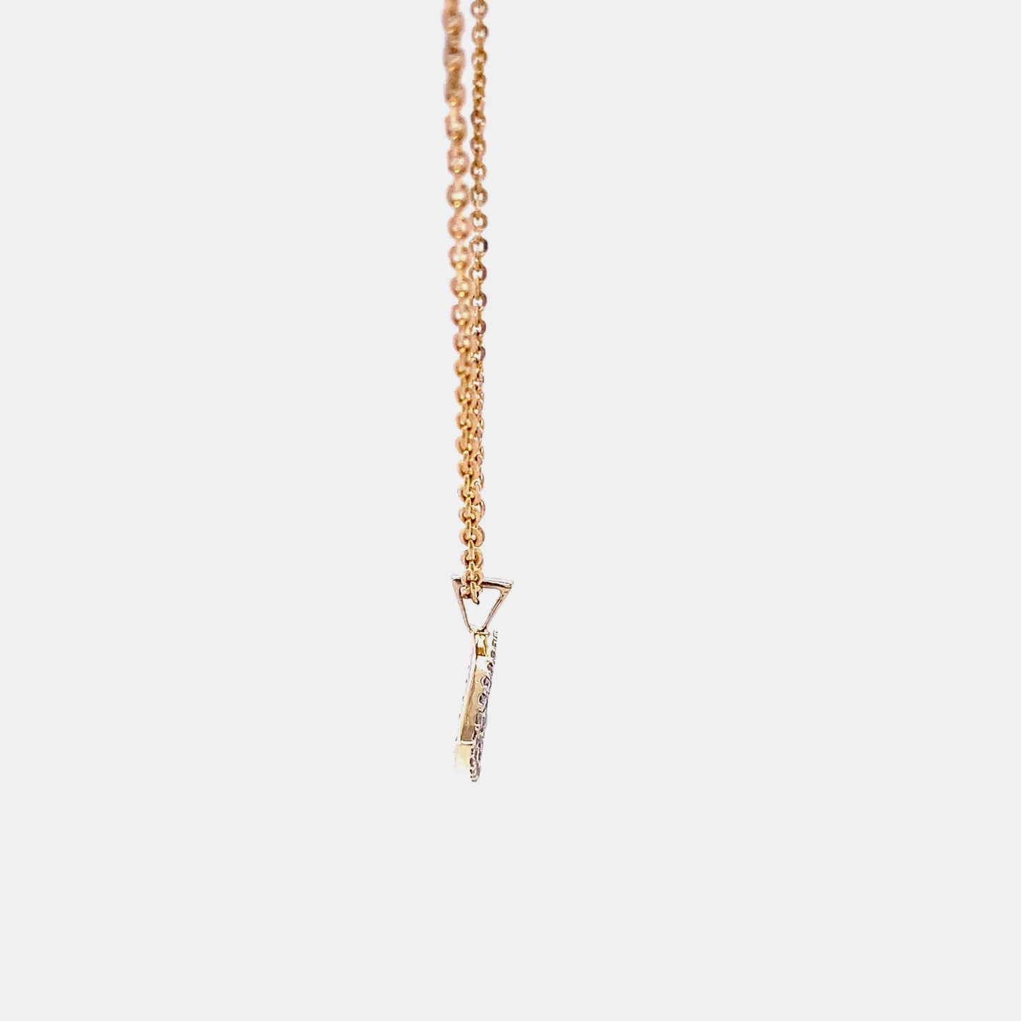 Evil Eye Natural Diamonds Charm Necklace