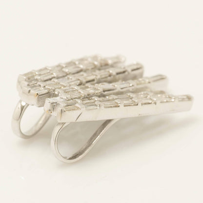 Baguette Bar Natural Diamond Pendant