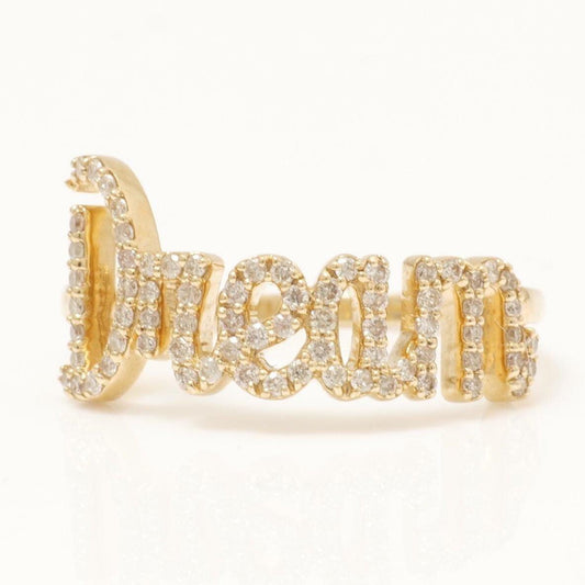 Dream Script Diamond Ring