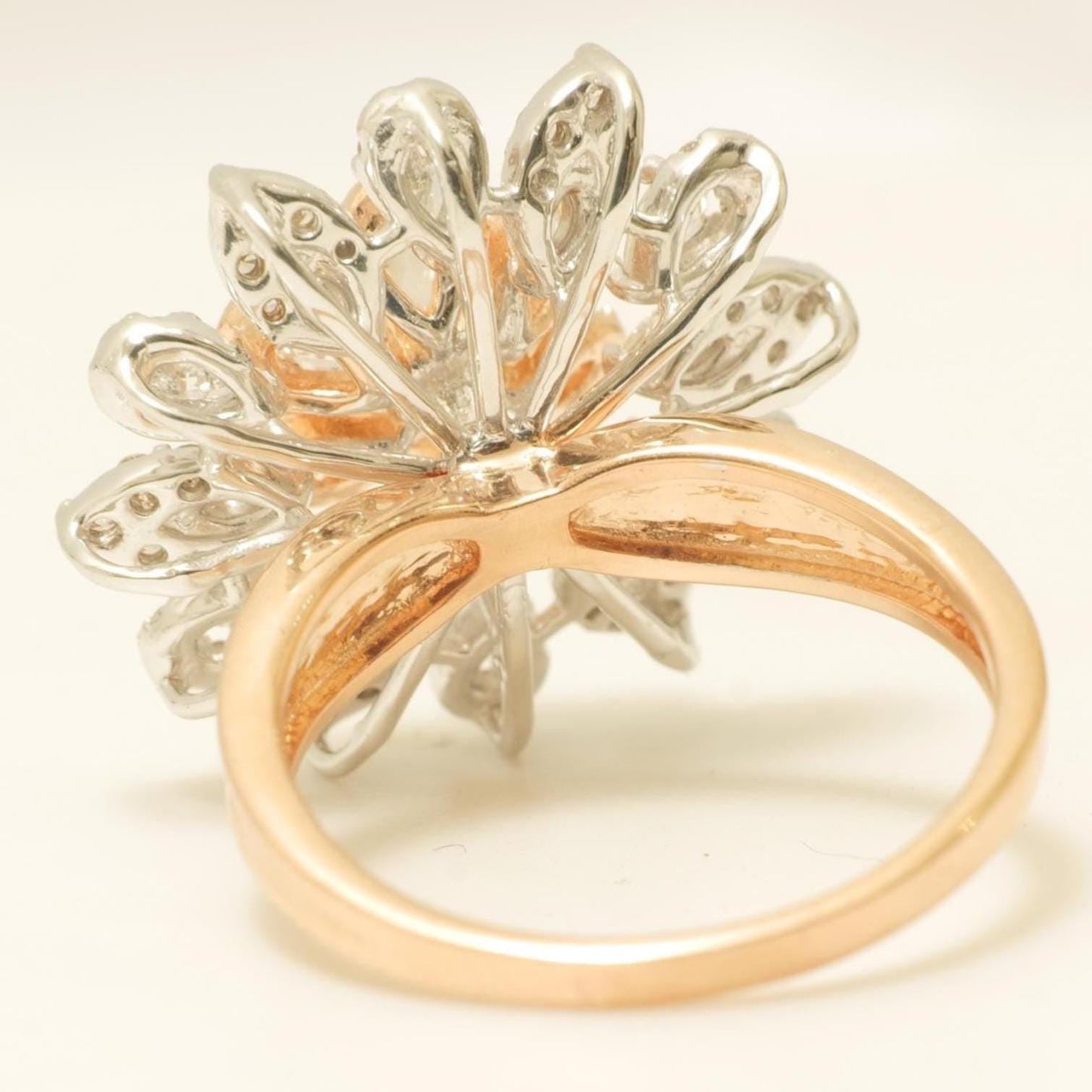 Flower Natural Diamond Ring