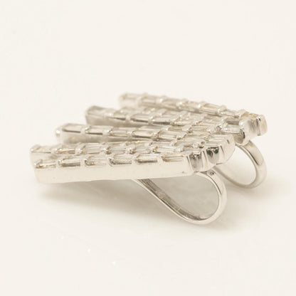 Baguette Bar Natural Diamond Pendant