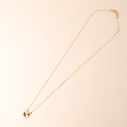 Personalized Medallion Initial Diamond Necklace