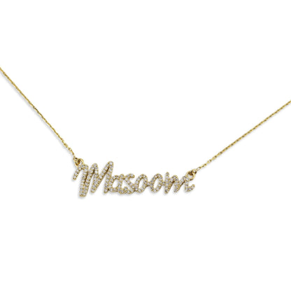 Script Name Diamond Necklace