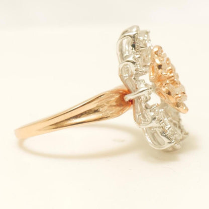 Flower Natural Diamond Ring