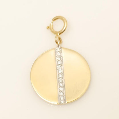Circle Diamond Charm