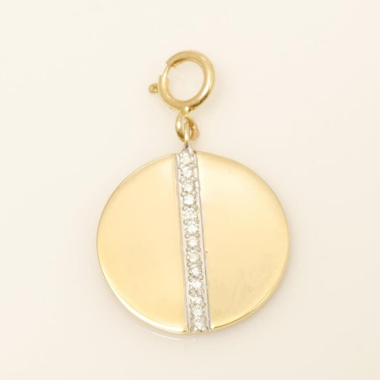 Circle Diamond Charm