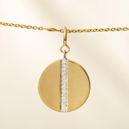 Circle Diamond Charm