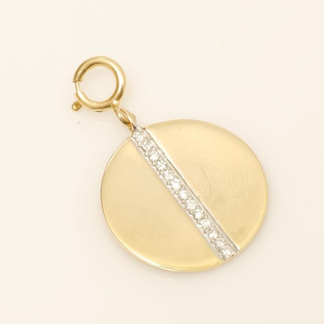 Circle Diamond Charm