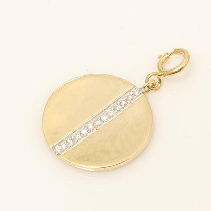 Circle Diamond Charm