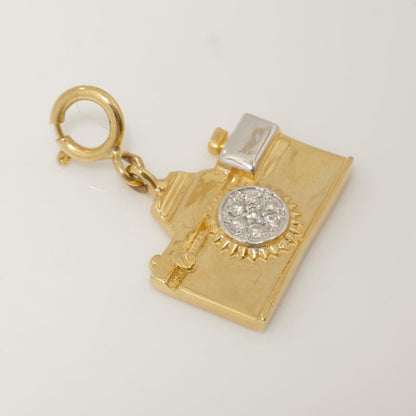 Camera Diamond Charm