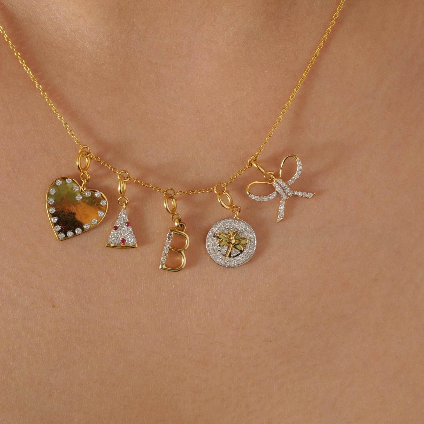 Bowknot Diamond Charm