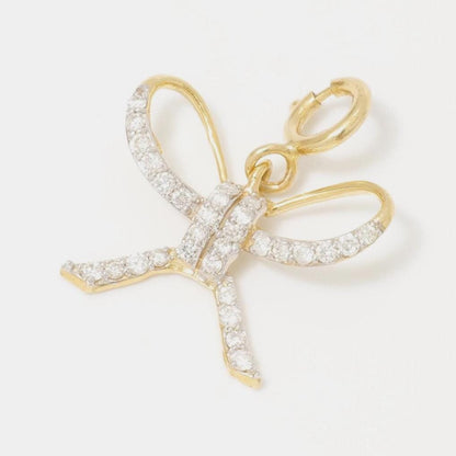 Bowknot Diamond Charm