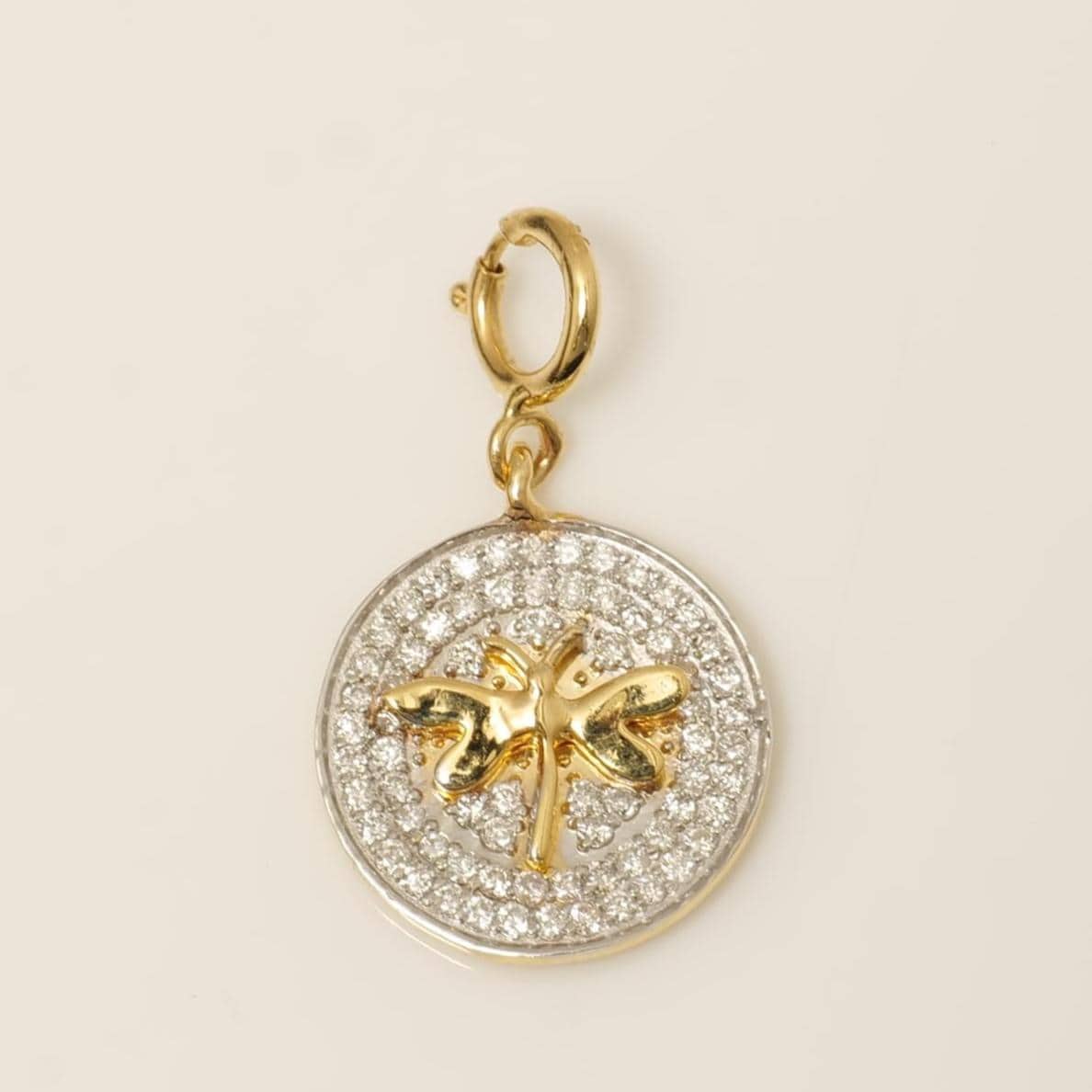 Dragonfly Diamond Charm