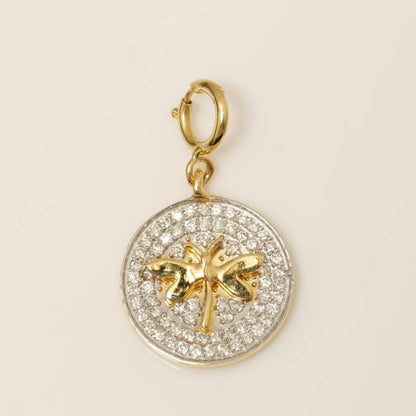 Dragonfly Diamond Charm