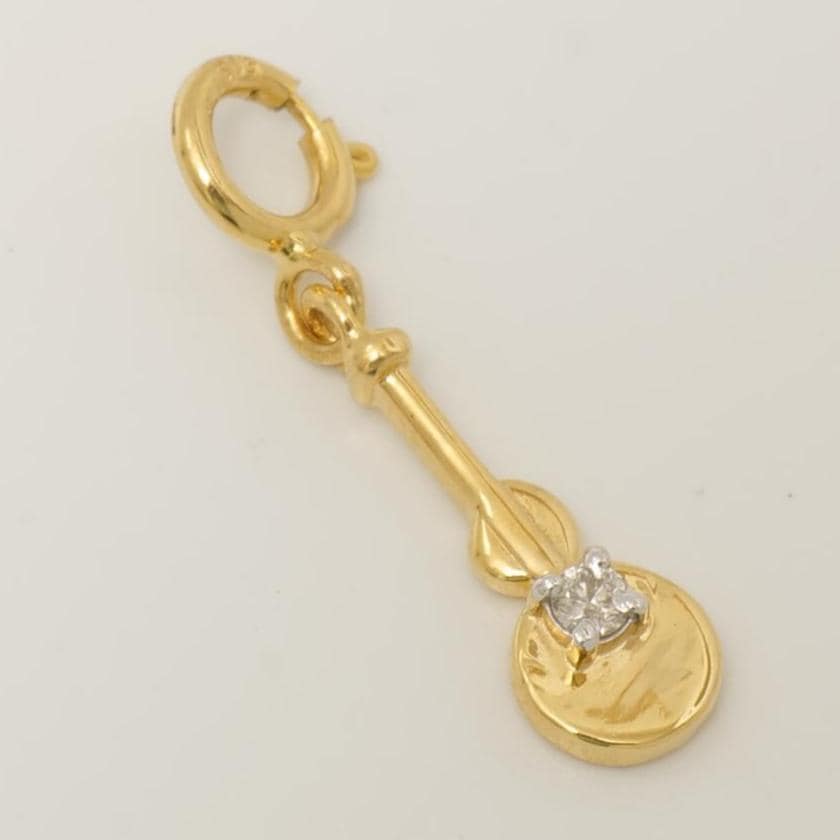 Guitar Diamond Charm