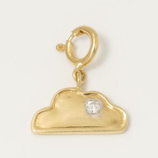Cloud Diamond Charm Pendant