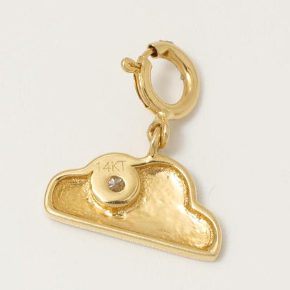Cloud Diamond Charm Pendant