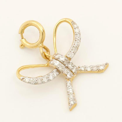 Bowknot Diamond Charm