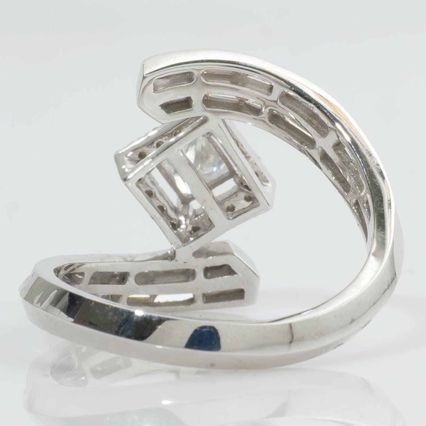 Princess Halo Natural Diamond Ring
