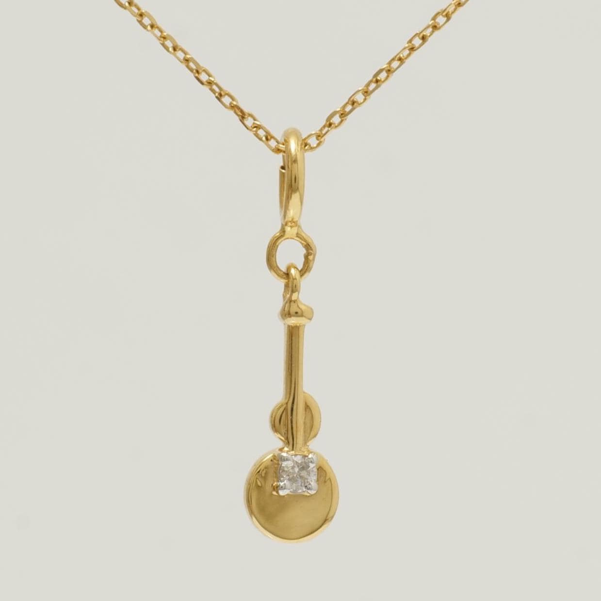 Guitar Diamond Charm