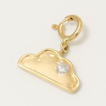 Cloud Diamond Charm Pendant